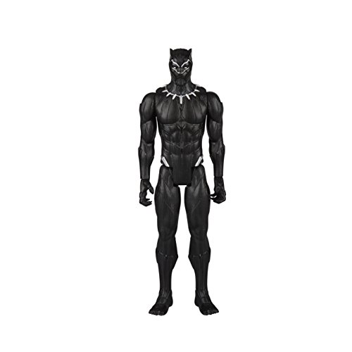 Black Panther Figura Titan Hero, Multicolor, 30 cm (Hasbro E1363EU4)