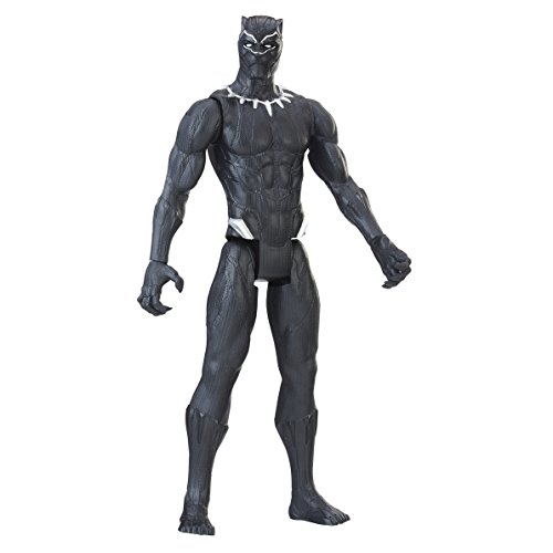 Black Panther Figura Titan Hero, Multicolor, 30 cm (Hasbro E1363EU4)