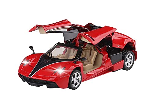 Black Temptation Juguete de Moda Encantador del Coche de Deportes / niños y Juguetes del Coche de los niños, Rojo de la Escala 1/32