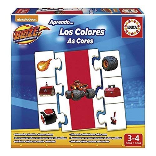 Blaze - Los Colores, juego educativo (Educa Borrás 16993) , color, modelo surtido