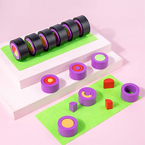 Bloques de Construcción de Madera, Buena Mano de Obra, Variedad Rica, Resistente Y Duradero, Juguete de Sushi, Forma de Sushi para Mayores de 3 Años para Juguetes de(Juego Maestro ZM-Sushi)