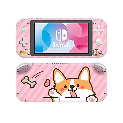 BLOUR Lindo Gato Perro Sailor Moon Protector de Piel de Pantalla Protectora Pegatina para Nintendo Switch Lite NS Mini Consola decoración calcomanía Funda