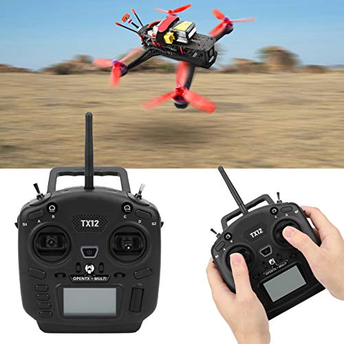 Bnineteenteam RC Drone Remote Controller, TX12 16 Canales Multi-Module Digital Proporcional RC Remote Controller Transmisor de Radio para multicanal RC Cars Aviones Barcos