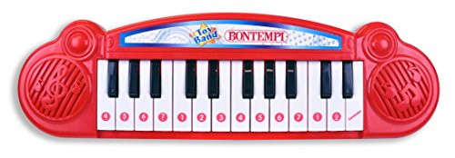 Bontempi 24 Teclas Caja de Teclado, Multicolor (I Com S.p.A. Bontempi122406)