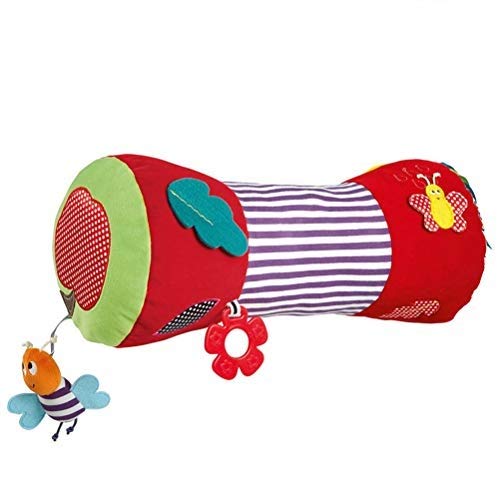 Borstu Crawling Roller Bee Crawling Aid Almohada de Juguete para bebés Almohada de Juguete para niños pequeños para bebés y niños pequeños a Partir de 6 Meses, Multicolor