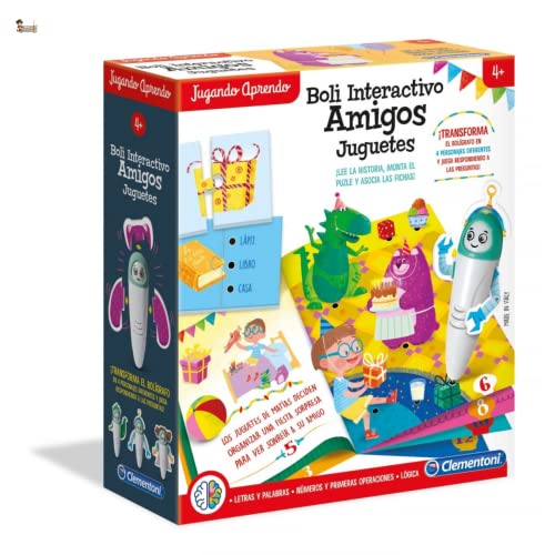 BricoLoco. Boli libro interactivo amigos juguetes. Libro infantil con primeros ejercicios razonamiento y lógica. Colores y formas.