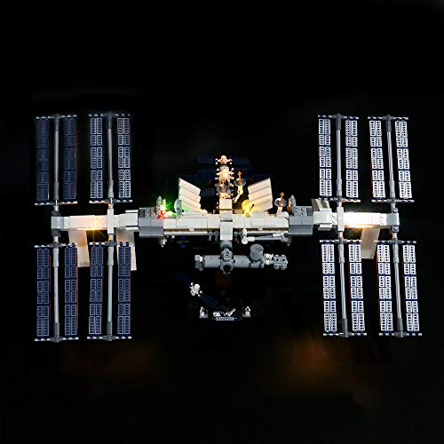 BRIKSMAX Kit de Iluminación Led para Lego International Space Station,Compatible con Ladrillos de Construcción Lego Modelo 21321, Juego de Legos no Incluido