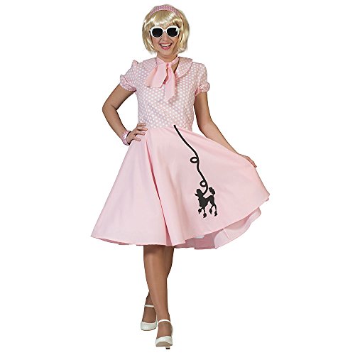 Bristol Novelty- Vestido Poodle Rosa, Color, M (AC760)