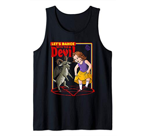 Brujería Let's Dance with the Devil Satanic Baphomet juego Camiseta sin Mangas