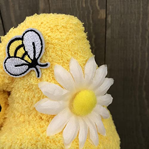 Bumble Bee Gnomes, Día La Abeja Mundial Muñeca Sin Rostro Lleva De Peluche, Peluche Gnomo Hecho A Mano, Decoración La Primavera La Abeja Miel, Amarillo Y Negro Escandinavo Nisse Sueco Honey Bee Elf