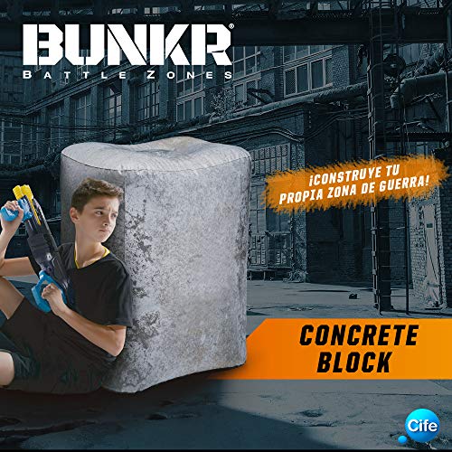 Bunkr- Surtido Buttle Zone Take Cover Concrete Block, Multicolor (Cife Spain 41677)