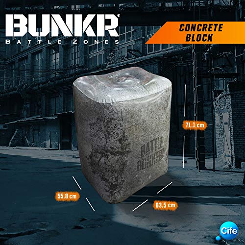 Bunkr- Surtido Buttle Zone Take Cover Concrete Block, Multicolor (Cife Spain 41677)