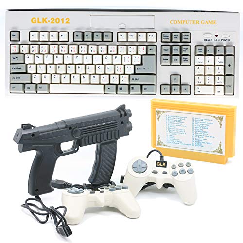 BVC Consola de Juegos GLK-2012 para Estudio y Entretenimiento Teclado con Consola para Television y 32 Juegos Incluidos.