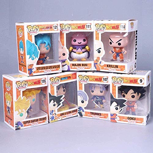 Cabilock Pop 2019 Dragon Ball Toy Sound Goku Figurine Anime Super Saiyan Trunks Krillin Modelo Doll PVC Collection Juguetes para niños-7-3-2