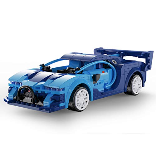 CADA C51073W - Bloques de construcción para coche deportivo Bugatti Veyron con mando a distancia, modelo compatible con Lego Technic, 325 piezas