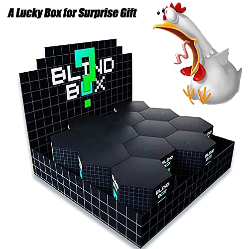 Caja electrónica Mystery Box, cajas de Lucky Surprise, productos misteriosos al azar, se puede abrir como drones, relojes inteligentes, gamepads, etc. Blanco