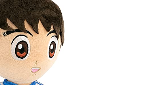 Captain Tsubasa - Peluches 30cm de los Protagonistas de Oliver y Benji, Oliver Atom, Benji Price, Mark Lenders, Bruce Harper - Calidad Super Soft (30cm, Oliver Atom (Tsubasa Ozora))