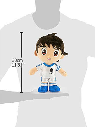 Captain Tsubasa - Peluches 30cm de los Protagonistas de Oliver y Benji, Oliver Atom, Benji Price, Mark Lenders, Bruce Harper - Calidad Super Soft (30cm, Oliver Atom (Tsubasa Ozora))