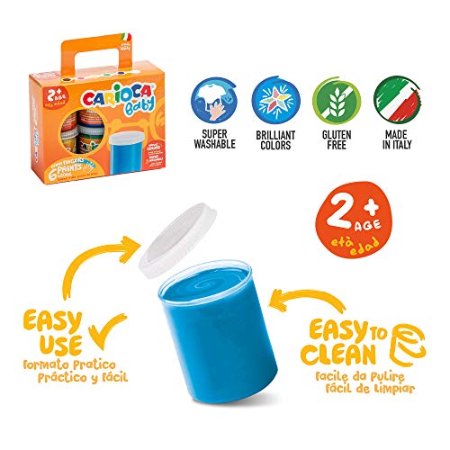 Carioca Set Baby 2+ | Kit Colores para Bebé con Rotuladores Super Lavables, Ceras, Maxi Lápices y Pinturas de Dedos para Niños a Partir de 24 Meses, 36 Uds