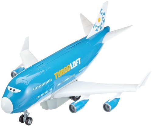 Cars 2 Mattel T9502 Avión de Transporte teledirigido con Capacidad para 10 vehículos (Escala 1:55)