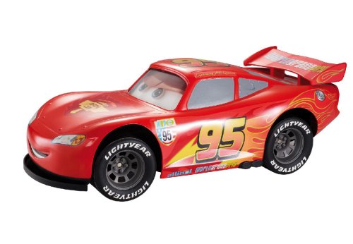 Cars 2 - Mi Gran Amigo Rayo Mcqueen, 35 cm (Mattel BJK77)