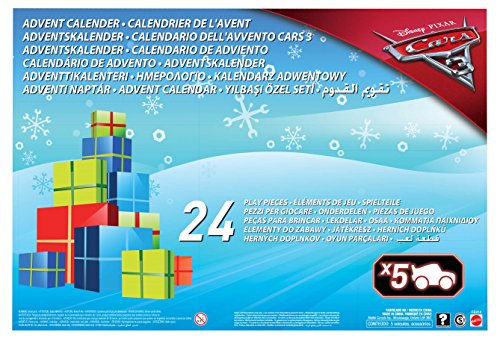 Cars 3- Calendario de Adviento (Mattel FGV14)