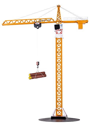 Carson 1:20 Tower Crane 2.4G 100% RTR, grúa de Control Remoto con Funciones, Incluye Pilas y Mando a Distancia (500907301)