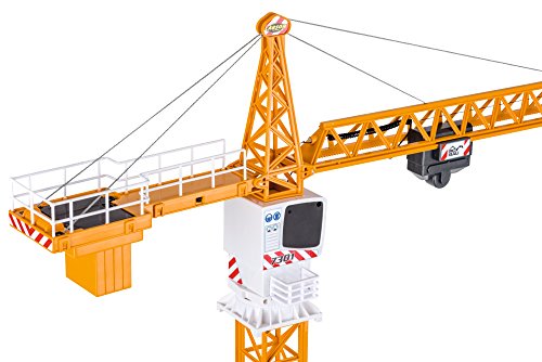 Carson 1:20 Tower Crane 2.4G 100% RTR, grúa de Control Remoto con Funciones, Incluye Pilas y Mando a Distancia (500907301)