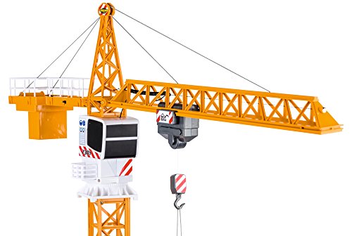 Carson 1:20 Tower Crane 2.4G 100% RTR, grúa de Control Remoto con Funciones, Incluye Pilas y Mando a Distancia (500907301)