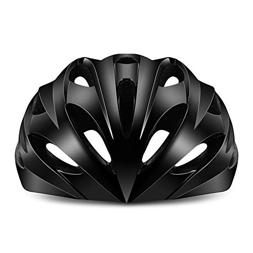 Casco Bicicleta Yuan Ou Casco Bicicleta Adulto Niño Ultralight 200g In-Mold Transpirable Bicicleta De Carretera Bicicleta De Montaña Profesional Todo Terreno MTB M(52-56) Negro 10