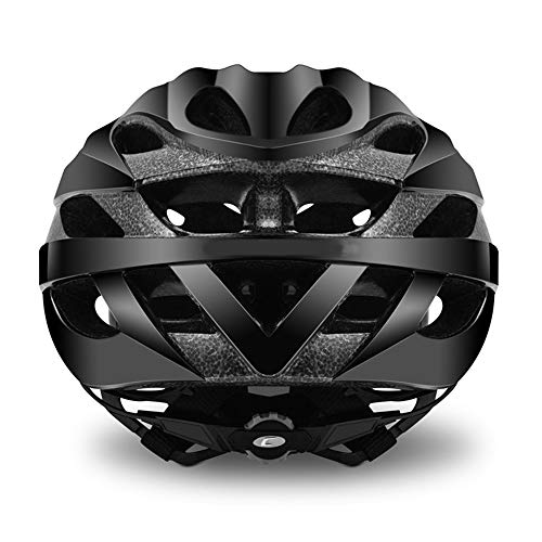 Casco Bicicleta Yuan Ou Casco Bicicleta Adulto Niño Ultralight 200g In-Mold Transpirable Bicicleta De Carretera Bicicleta De Montaña Profesional Todo Terreno MTB M(52-56) Negro 10