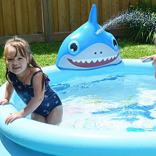 Centro de Juegos Hinchable Piscina Inflable de Agua Piscina de Chorro de Agua para Niños Piscina de Baño para Patio al Aire Libre