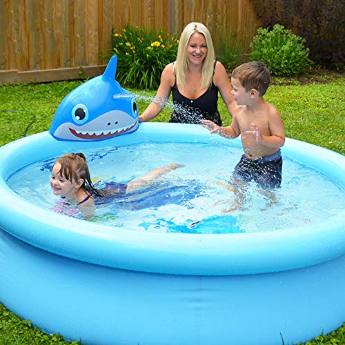 Centro de Juegos Hinchable Piscina Inflable de Agua Piscina de Chorro de Agua para Niños Piscina de Baño para Patio al Aire Libre