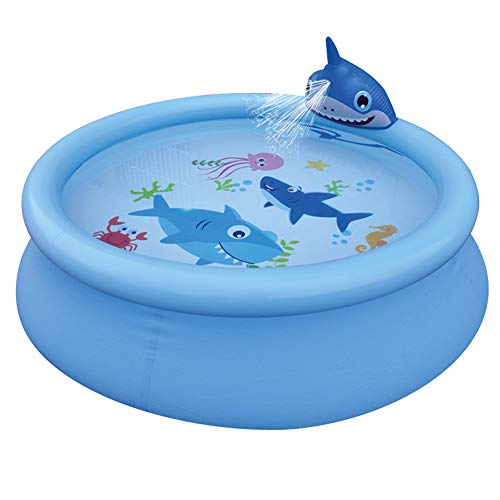 Centro de Juegos Hinchable Piscina Inflable de Agua Piscina de Chorro de Agua para Niños Piscina de Baño para Patio al Aire Libre