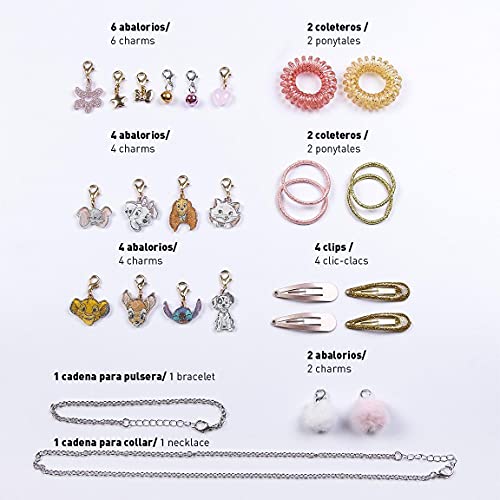 CERDÁ LIFE'S LITTLE MOMENTS- Calendario Adviento Bisutería con 24 Accesorios de Personajes Licencia Oficial Disney, Multicolor (2500001937)