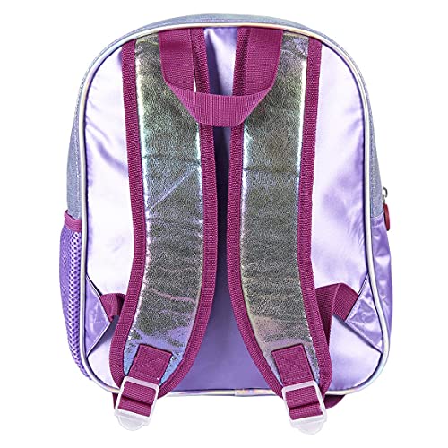 Cerdá, Mochila Infantil Metalizada Brillante de Frozen-Licencia Oficial Disney Studios Unisex niños, Multicolor, 260X310X100MM