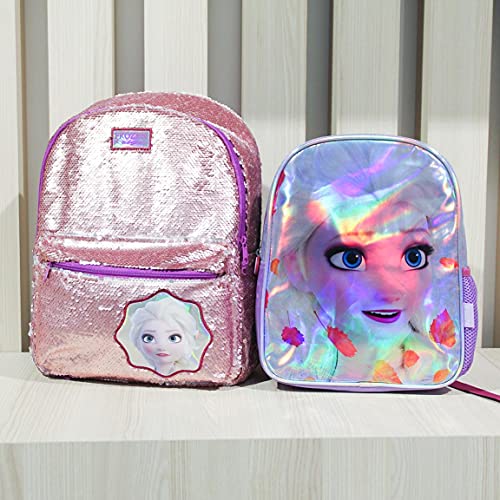 Cerdá, Mochila Infantil Metalizada Brillante de Frozen-Licencia Oficial Disney Studios Unisex niños, Multicolor, 260X310X100MM