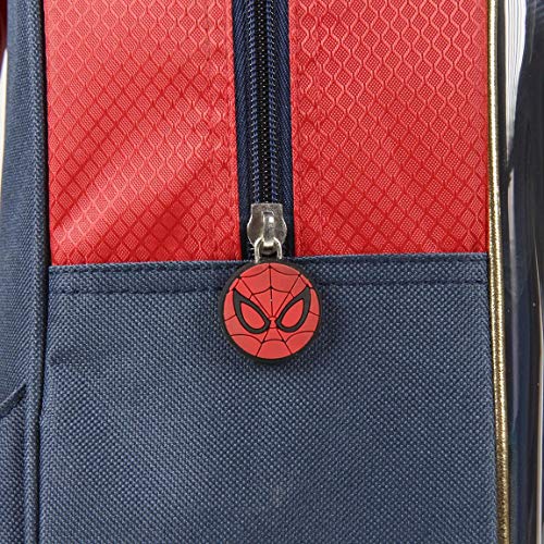 Cerdá - Mochila Infantil Niños 1-5 Años de Spiderman con Licencia Oficial de Marvel Studios® - Medidas 25 x 31 x 10 cm