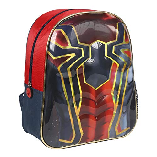 Cerdá - Mochila Infantil Niños 1-5 Años de Spiderman con Licencia Oficial de Marvel Studios® - Medidas 25 x 31 x 10 cm