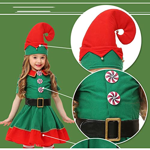 CH-BZ 1 PCS Disfraz De Duende De Navidad para Hombres, Mujeres Y Niños Navidad, Carnaval Y Cosplay,Men's,130cm