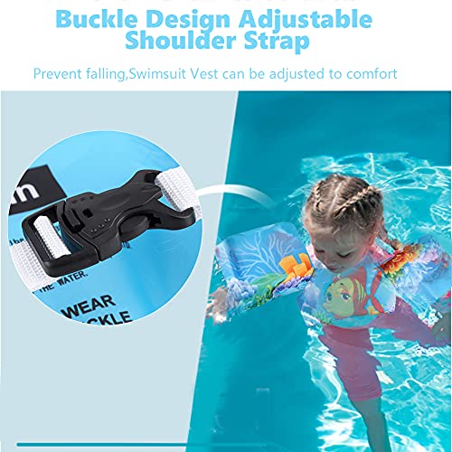 Chaleco de natación para niños Brazo Diseño de círculo Chaleco de flotabilidad Ajustable Chaleco de Flotador para niños para niños Bebé