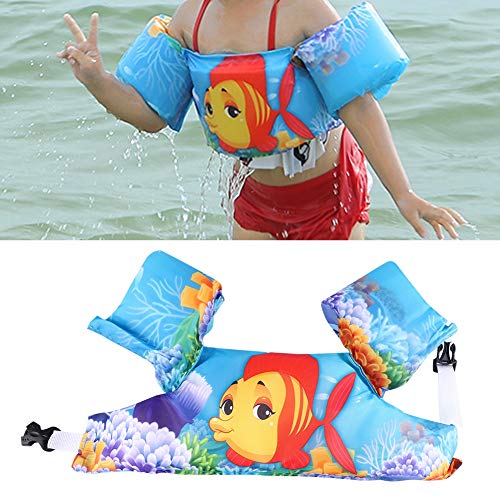 Chaleco de natación para niños Brazo Diseño de círculo Chaleco de flotabilidad Ajustable Chaleco de Flotador para niños para niños Bebé