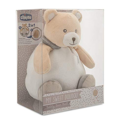 Chicco my Sweet dou Peluche para bebé con Pelota en el Interior, Color Beige (00009712000000)