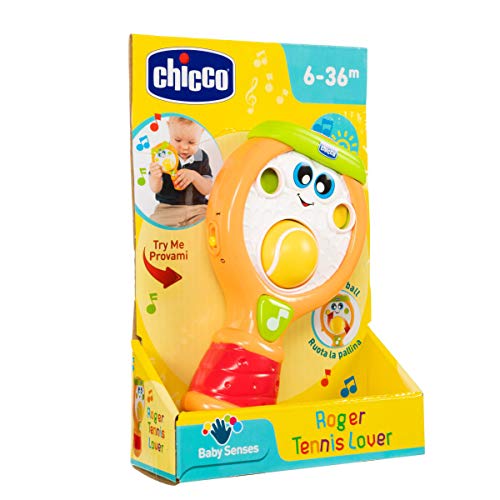 Chicco Raqueta de ténis de Juguete para bebés, Color Arancione (00009705000000) Naranja