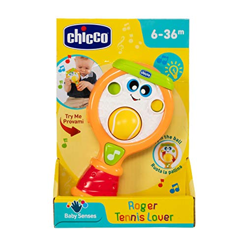 Chicco Raqueta de ténis de Juguete para bebés, Color Arancione (00009705000000) Naranja