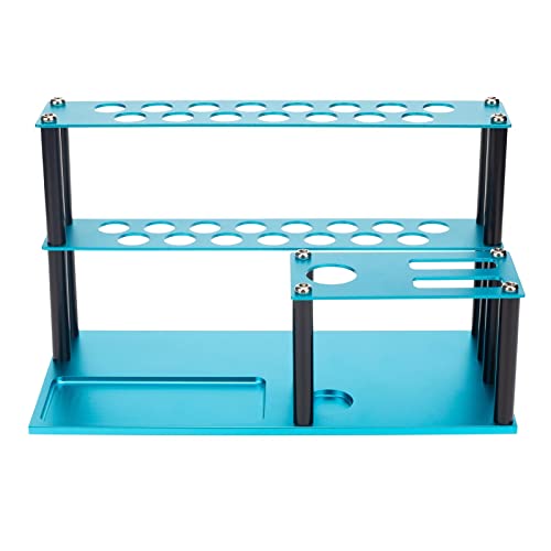 chiwanji Destornillador Organizador Rack Tornillo de Tornillo Soporte Soporte Tornillo Bandeja - Azul