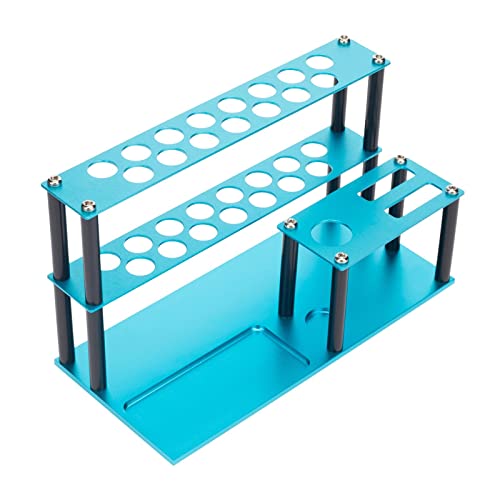 chiwanji Destornillador Organizador Rack Tornillo de Tornillo Soporte Soporte Tornillo Bandeja - Azul