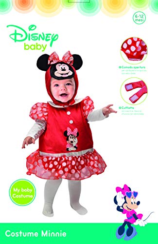 Ciao 11256.6-12 Disfraz de Minnie para Bebé, de 6 A 12 Meses, Unisex