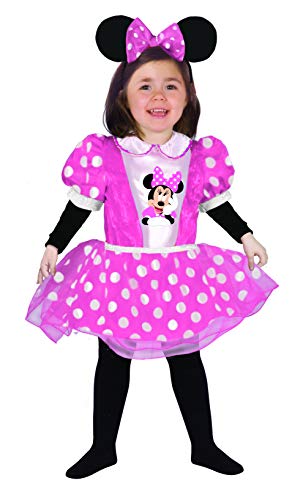 Ciao Disney Disfraz de Bebé Minnie Clásico, color rosa, 12-18 mesi (11244.12-18)