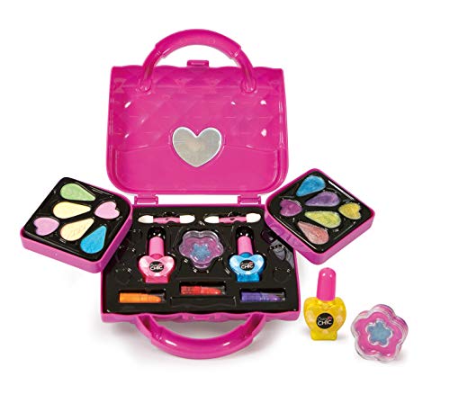 Clementoni-18633 - Lovely Make Up - Bolso de maquillaje - set de maquillaje infantil a partir de 6 años